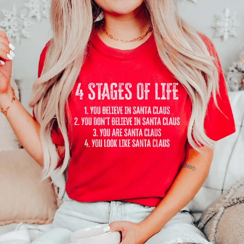 4 Stages Of Life Christmas Tee