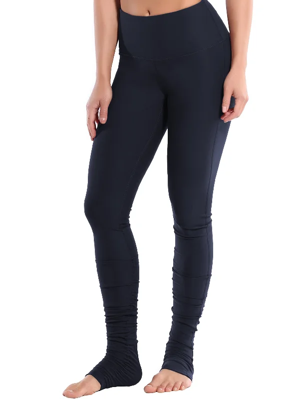 Over the Heel Yoga Pants darknavy