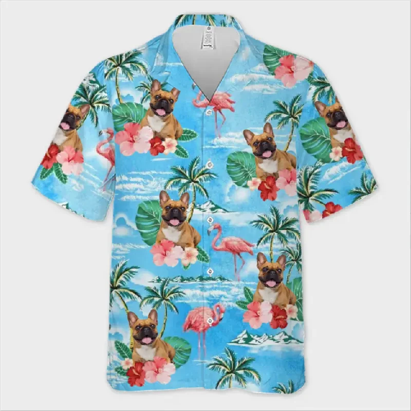 Custom Photo Ready To Go To The Beach - Dog & Cat Personalized Custom Unisex Tropical Hawaiian Aloha Shirt - Summer Vacation Gift, Gift For Pet Owners, Pet Lovers