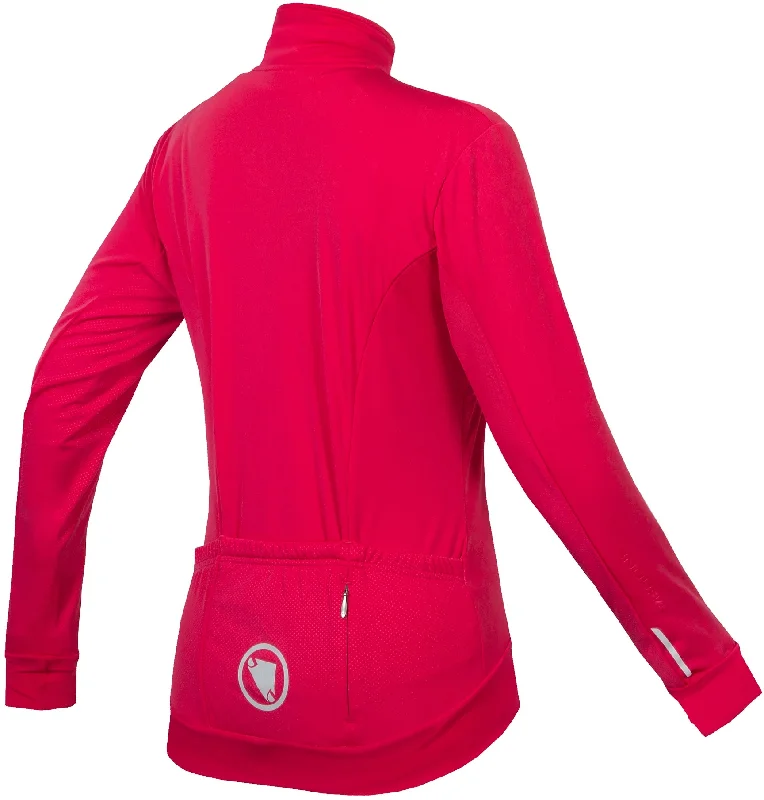 Endura Xtract Roubaix Long Sleeve Womens Cycling Jersey - Pink