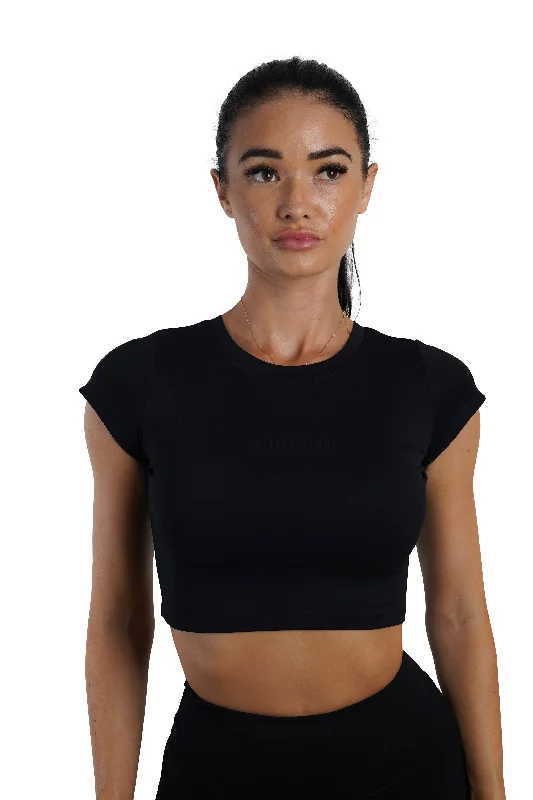 KTP CROPPED TEE - BLACK