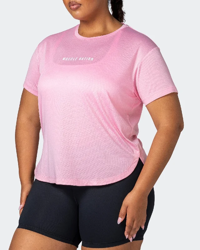 Limitless Training Tee - Strawberry Pink