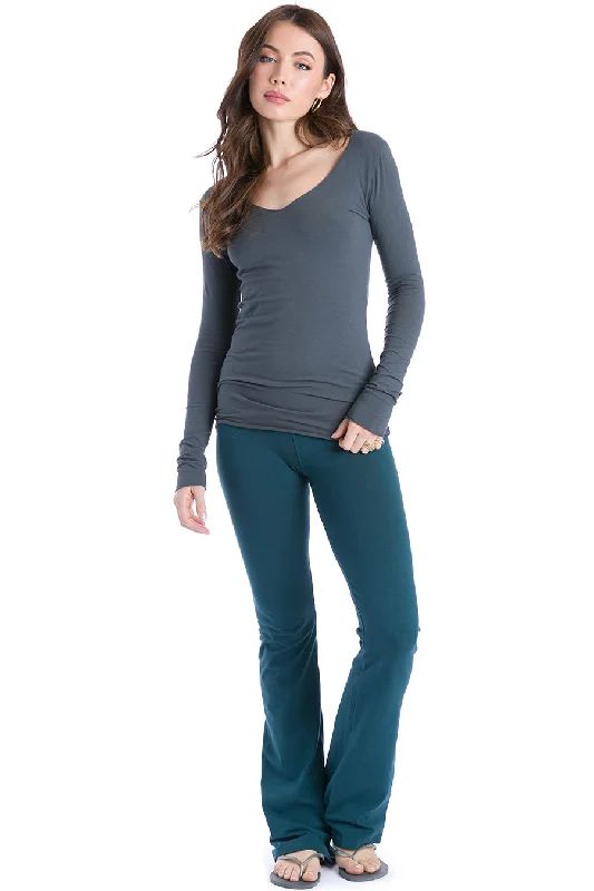 Long Skinny Sexy V Tunic T