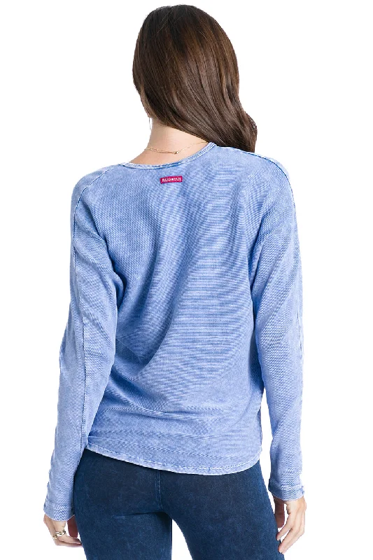 Long Sleeve Hi-Lo Henley T