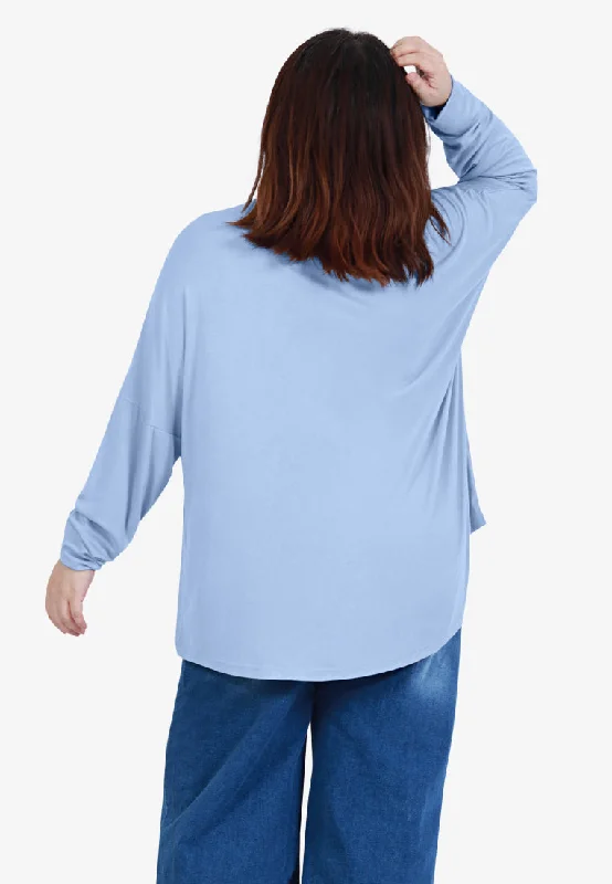 Lowrie Super Soft & Light Long Sleeve Tee - Light Blue