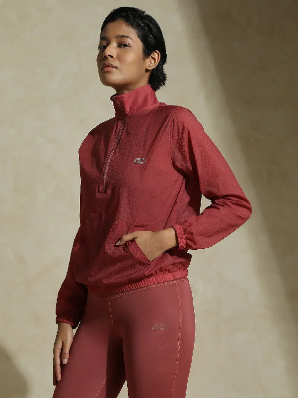 TraqLite Half Zip Performance Jacket Marsala