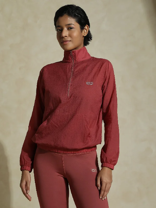 TraqLite Half Zip Performance Jacket Marsala