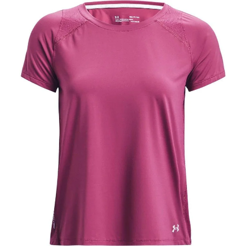 Under Armour Iso-Chill Short Sleeve Womens Running Top - Pink