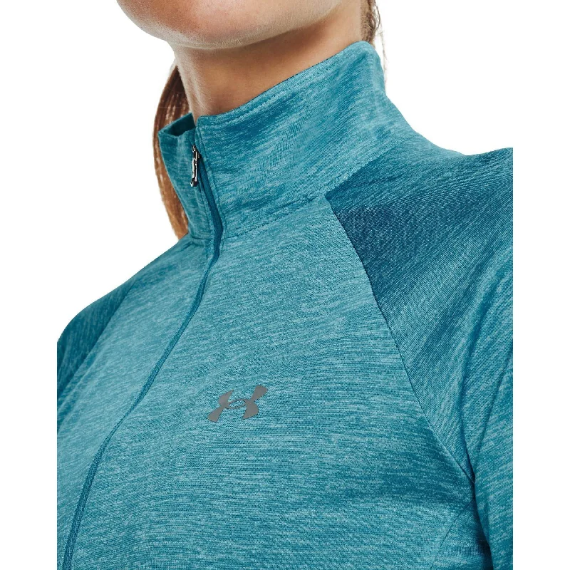 Under Armour Tech Twist Half Zip Long Sleeve Womens Training Top - Blue