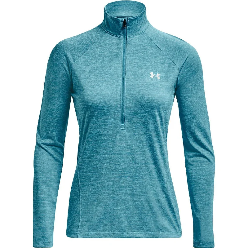 Under Armour Tech Twist Half Zip Long Sleeve Womens Training Top - Blue