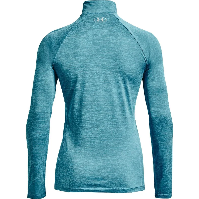 Under Armour Tech Twist Half Zip Long Sleeve Womens Training Top - Blue